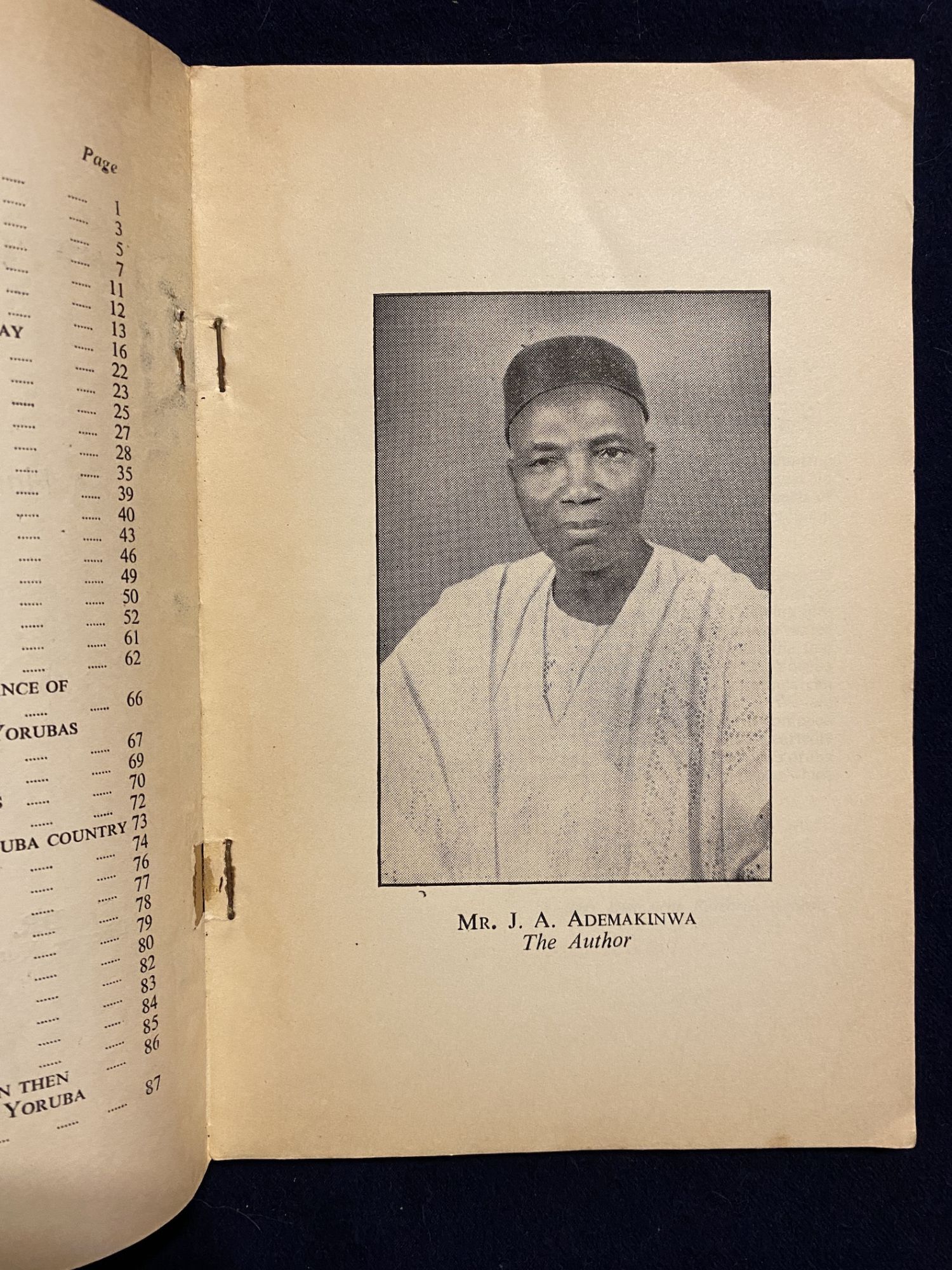 [WEST AFRICAN HISTORY AND RELIGION]. Ife, Cradle of the Yoruba: A ...