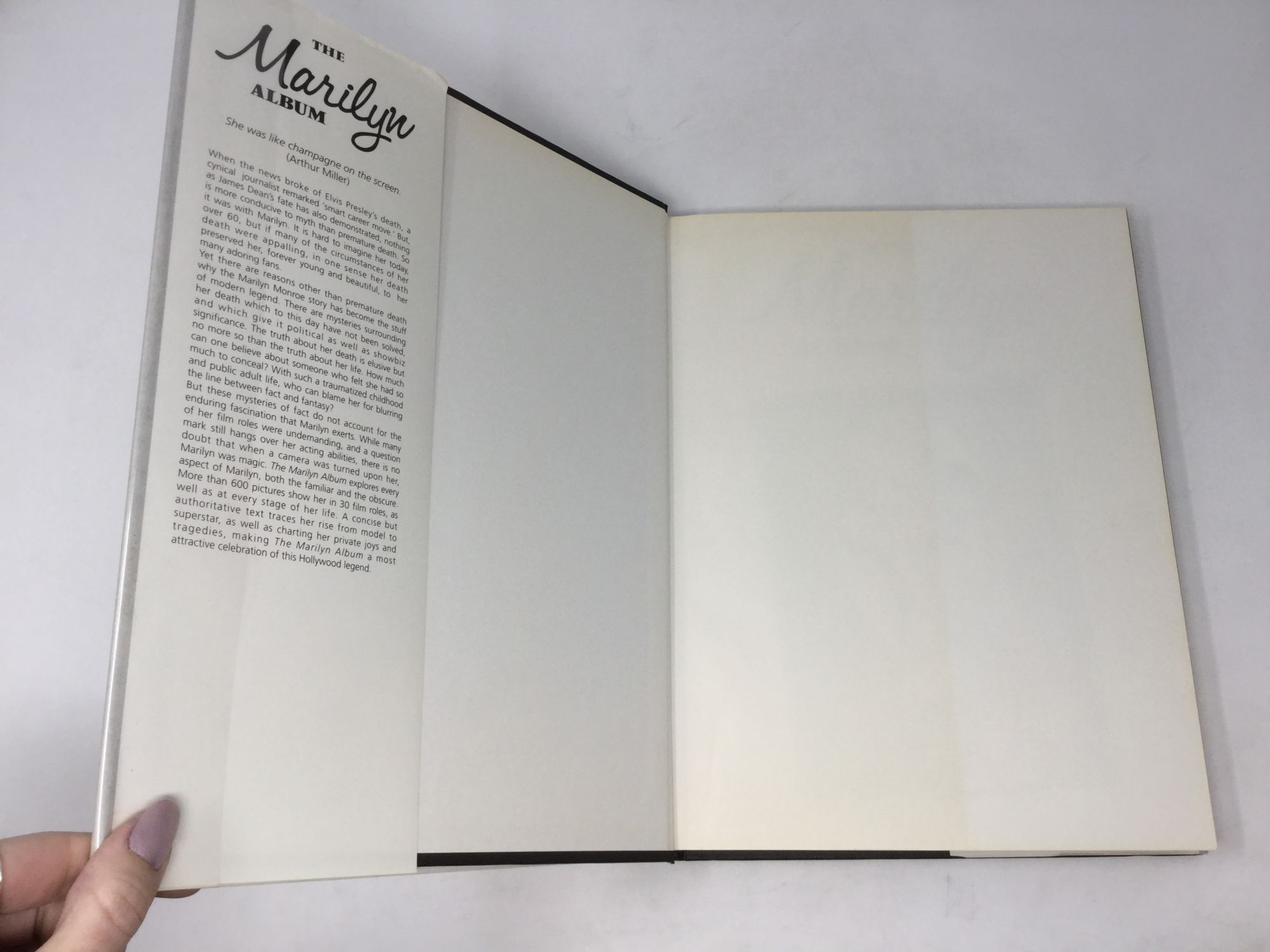 Marilyn Album by Giles, Nicki: Like New Hardcover (1991) First Edition ...