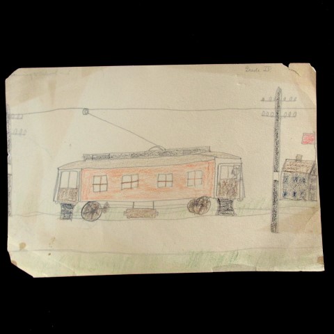 School Child Art - The Trolley [Good]