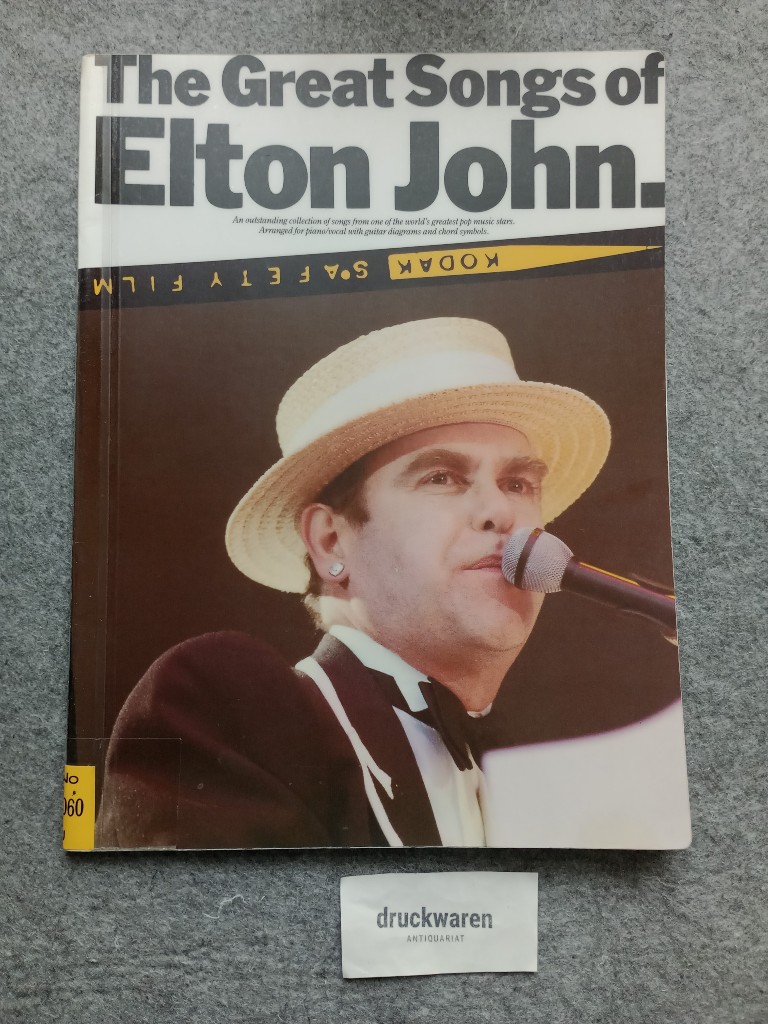 The Great Songs Of Elton John. An outstanding collection of songs from one of the world's greatest pop music stars. Arranged for piano/vocal with guitar diagrams and chord symbols. - John, Elton