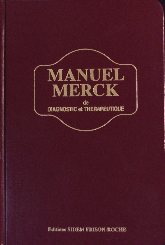 Manuel Merck de diagnostic et thérapeutique. - Fletcher, Andrew J.