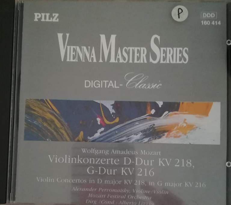 Wolfgang Amadeus Mozart - Violinkonzerte KV 218 216 - Vienna Master Series Digital Classic