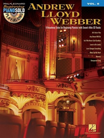 Andrew Lloyd Webber (+CD): for easy piano beginning piano solo playalong vol.8