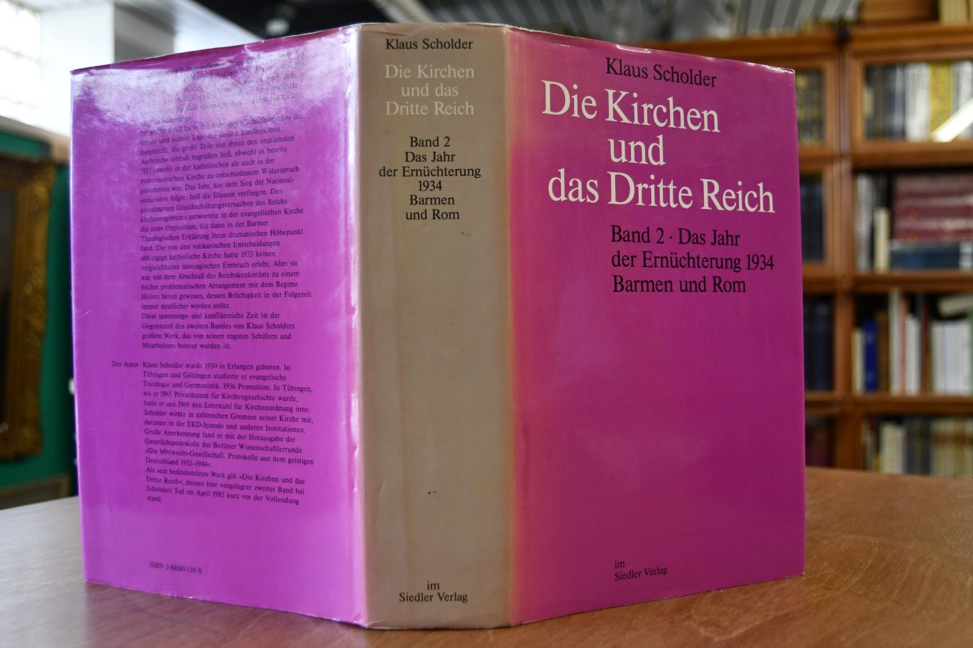 Die Kirchen und das Dritte Reich Bd. 2.: Das Jahr der Ernüchterung 1934. Barmen und Rom. - Scholder, Klaus