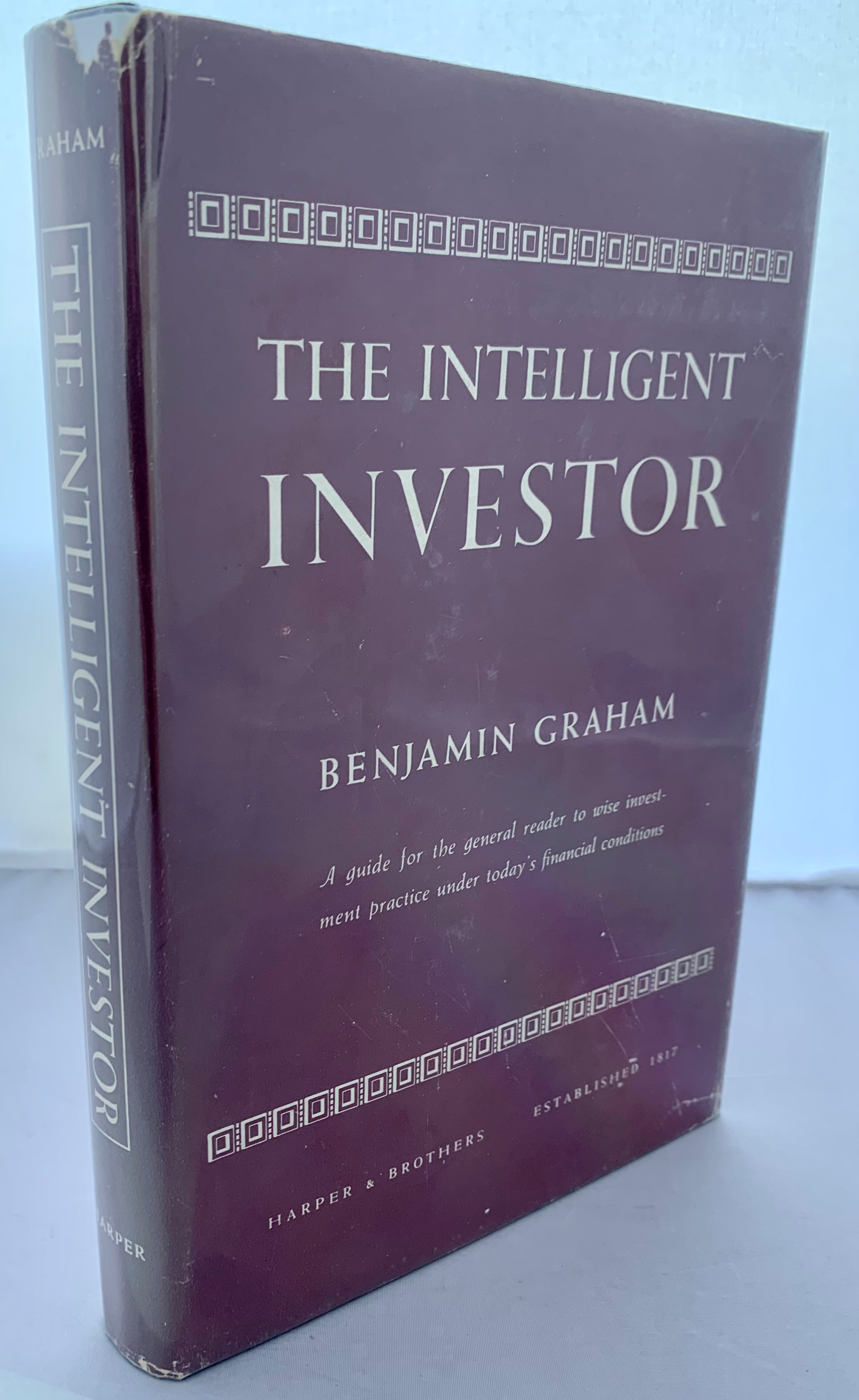 THE INTELLIGENT INVESTOR BENJAMIN GRAHAM [Near Fine] [Hardcover]