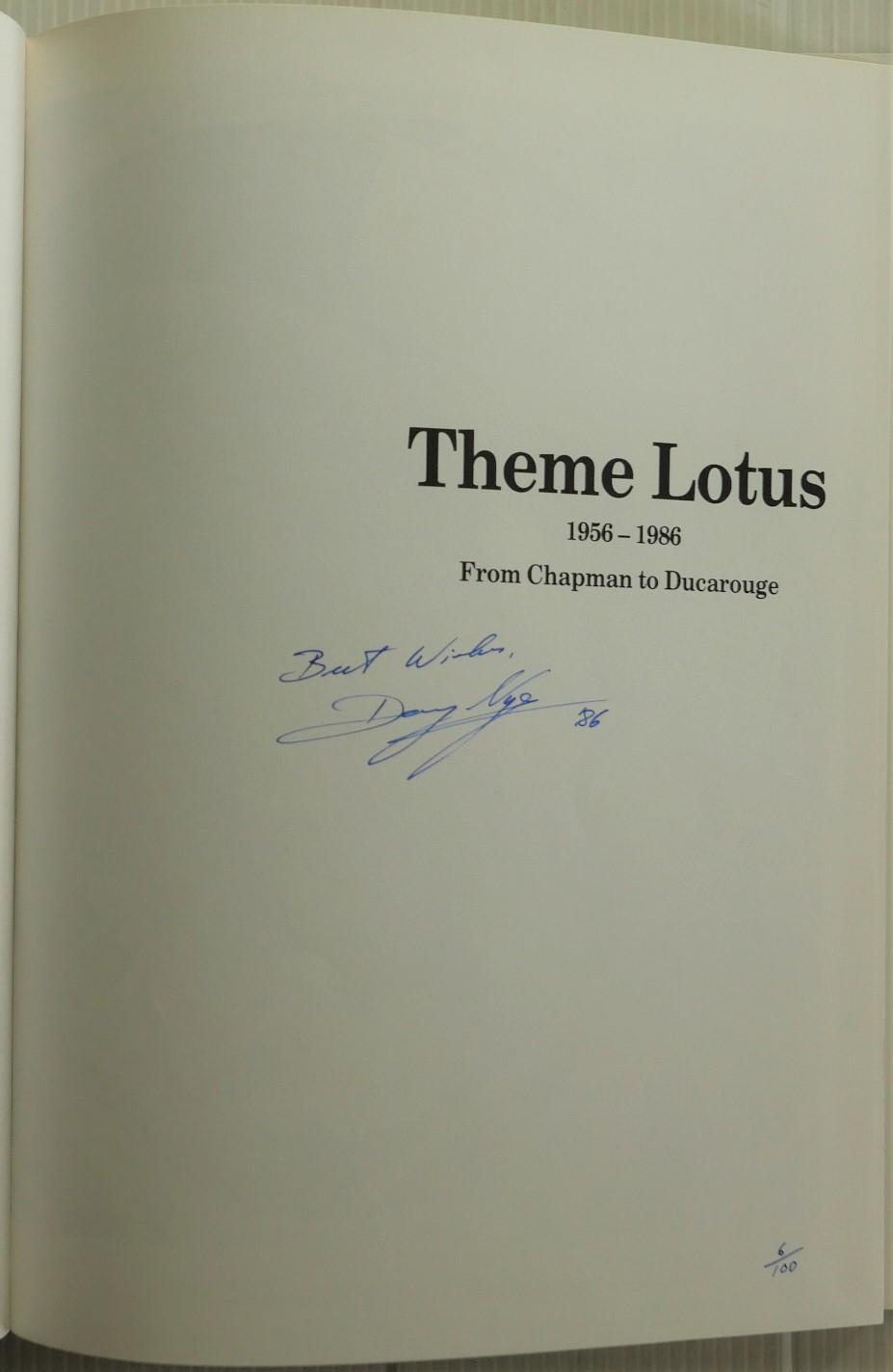 趣味・スポーツ・実用 Theme Lotus 1956-1986 Theme Lotus 1956-1986