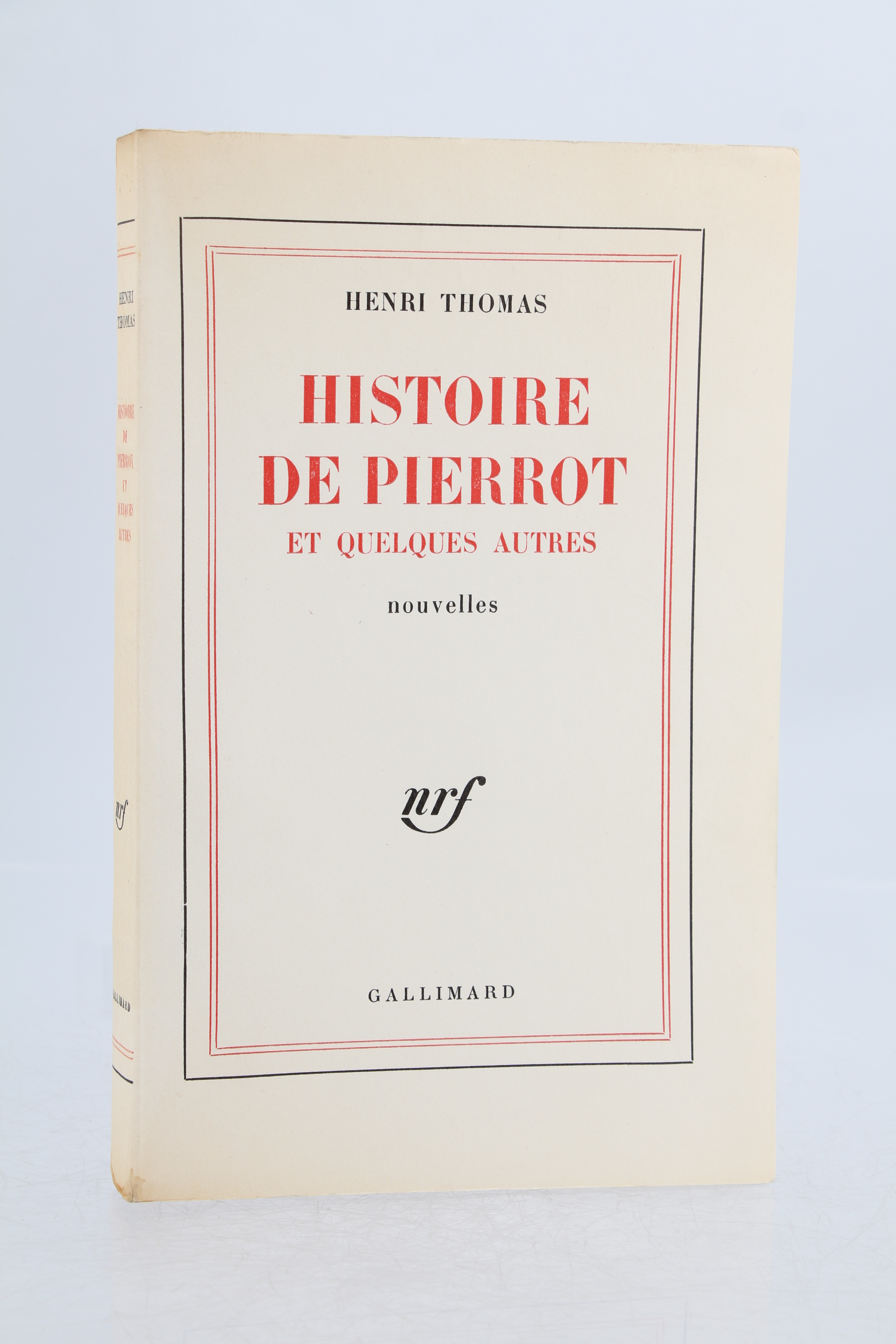 Histoire de Pierrot et quelques autres by THOMAS Henri: couverture ...