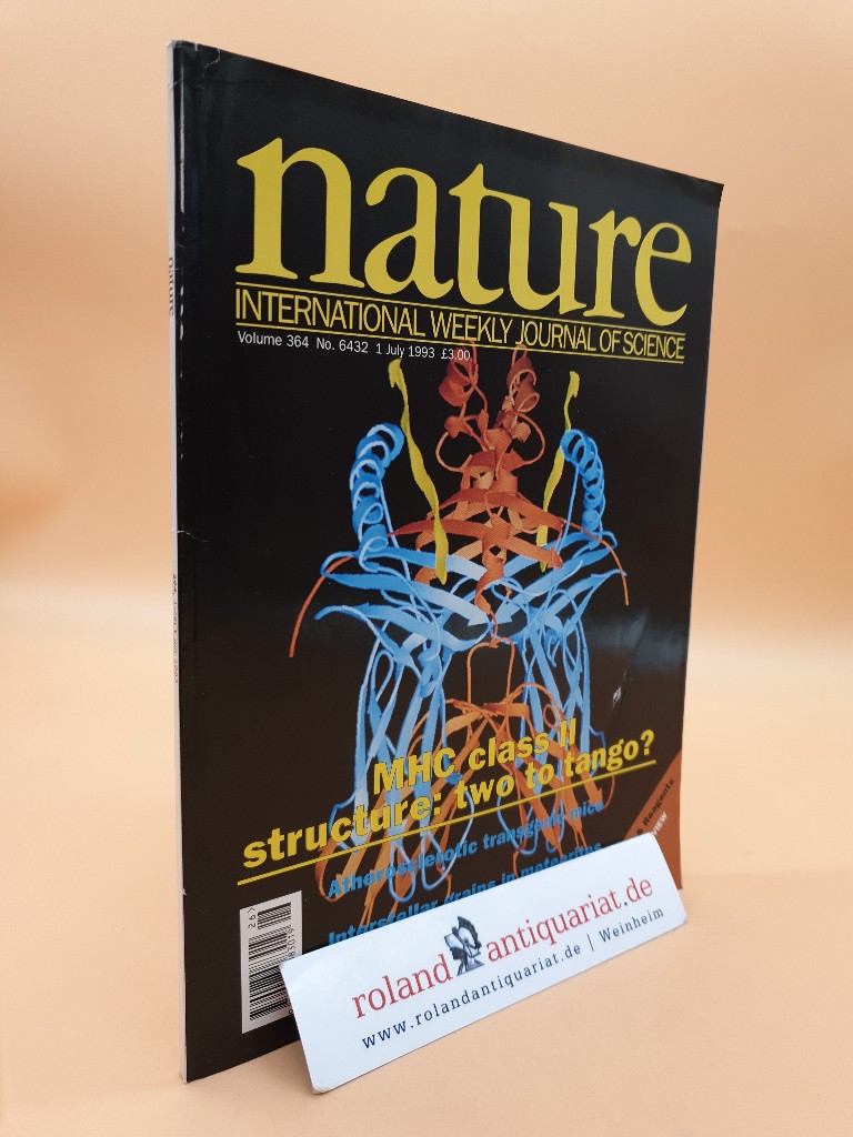 nature - Volume 364, No. 6432, 1 July 1993 / International Weekly Journal of Science - Authors collective, (Editor)