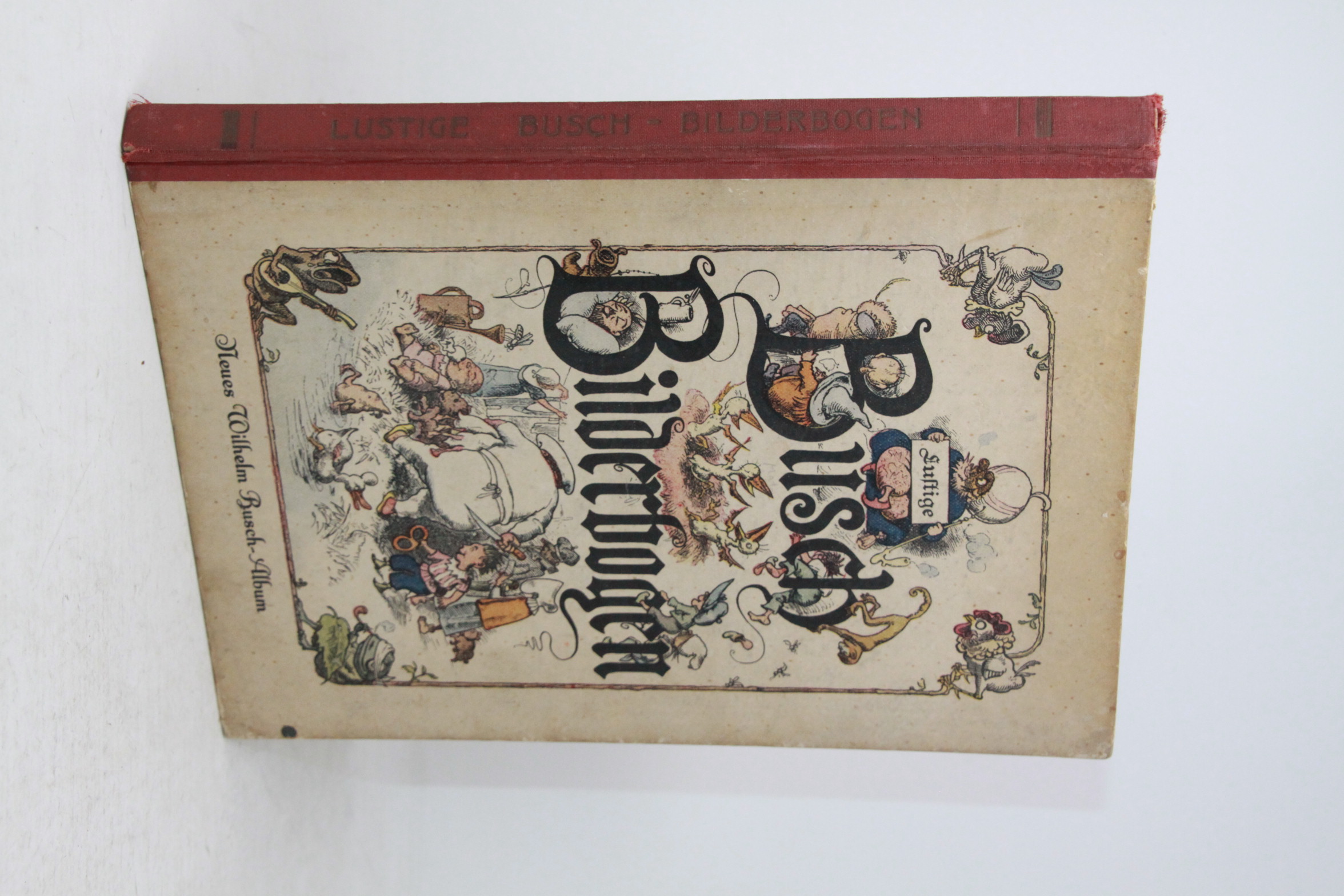 Lustige Busch Bilderbogen von Wilhelm Busch Fair Hardcover (1944