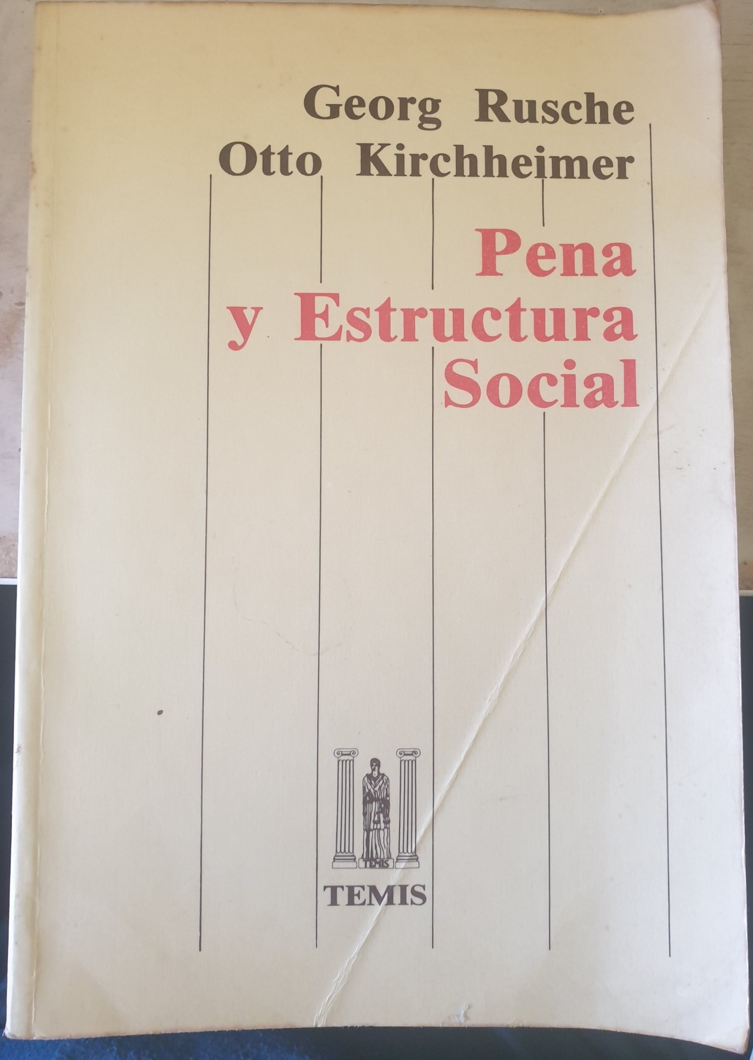 PENA Y ESTRUCTURA SOCIAL. - RUSCHE/KIRCHHEIMER, Georg/Otto.