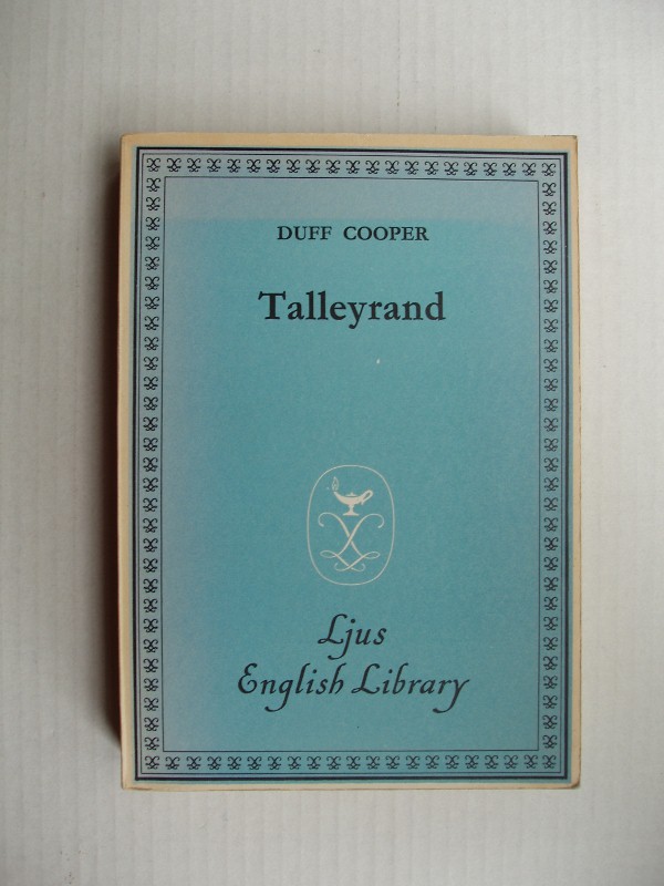 Talleyrand Cooper, Duff [Assez bon] [Couverture souple]