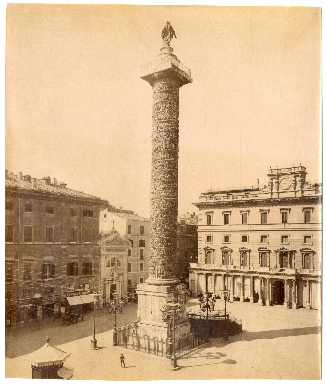 Italie, Rome, colonne de Marc-Aurèle by Photographie originale ...