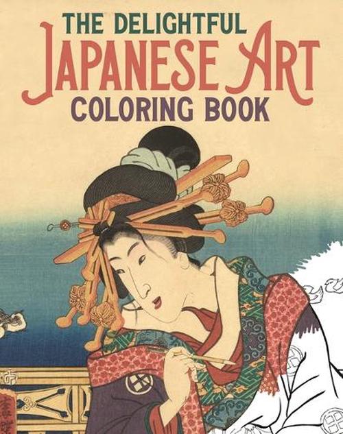 The Delightful Japanese Art Coloring Book (Paperback) - Peter Gray