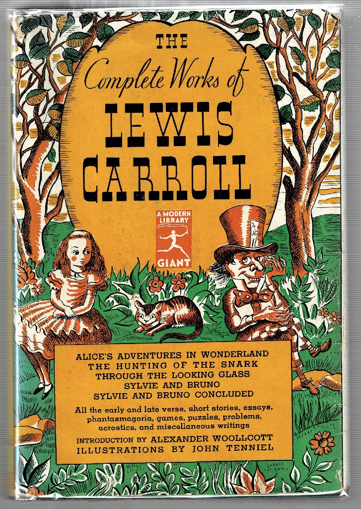 The Complete Works of Lewis Carroll by Carroll, Lewis hardcover (1941) Mystery Cove Book Shop