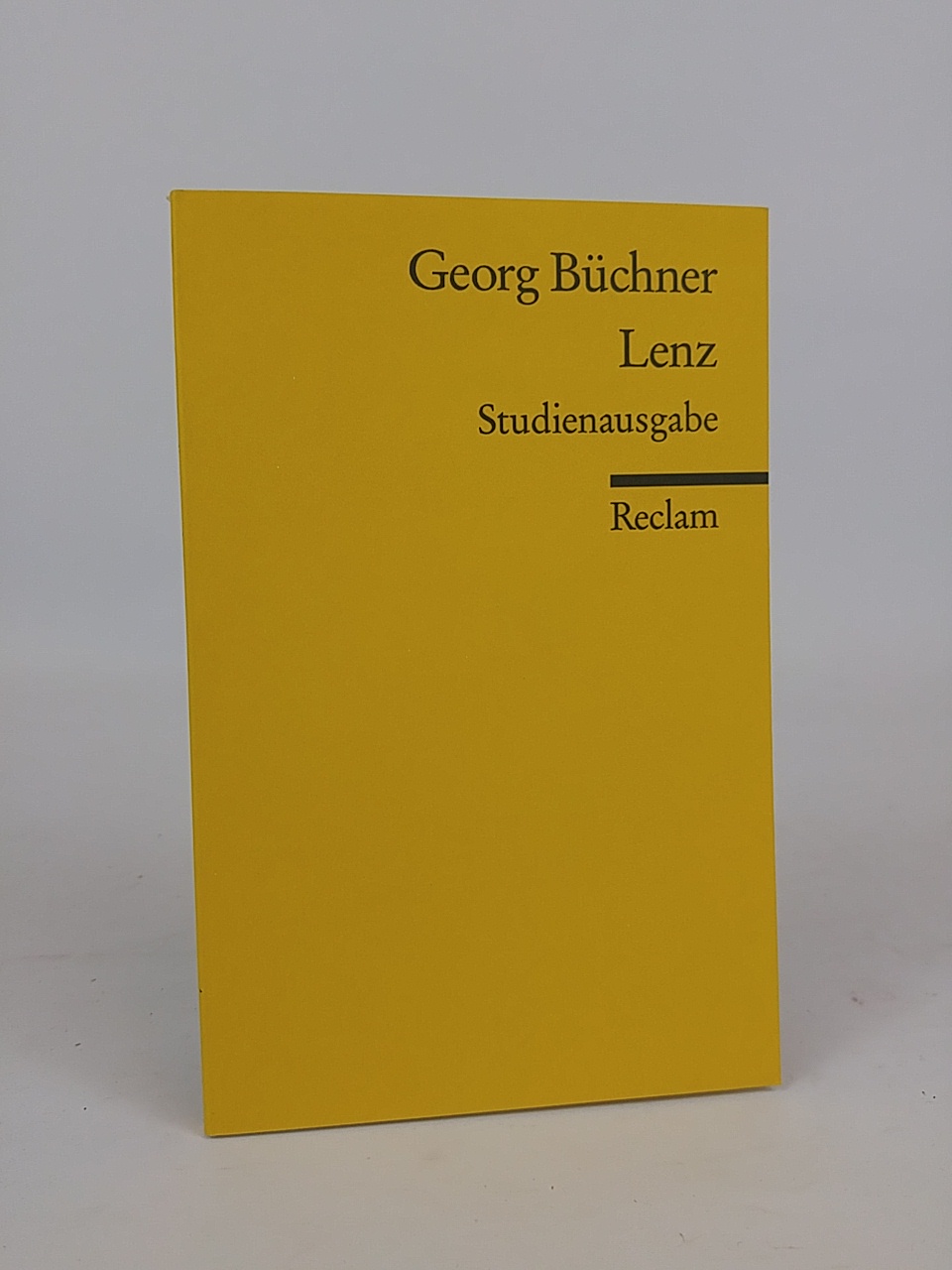 Lenz Studienausgabe mit Quellenanhang und Nachwort - Georg, Büchner und Gersch Hubert