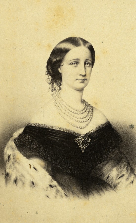 France Paris Empress Eugenie de Montijo Portrait Old CDV photo Desmaisons  1870 by E. DESMAISONS: Photograph