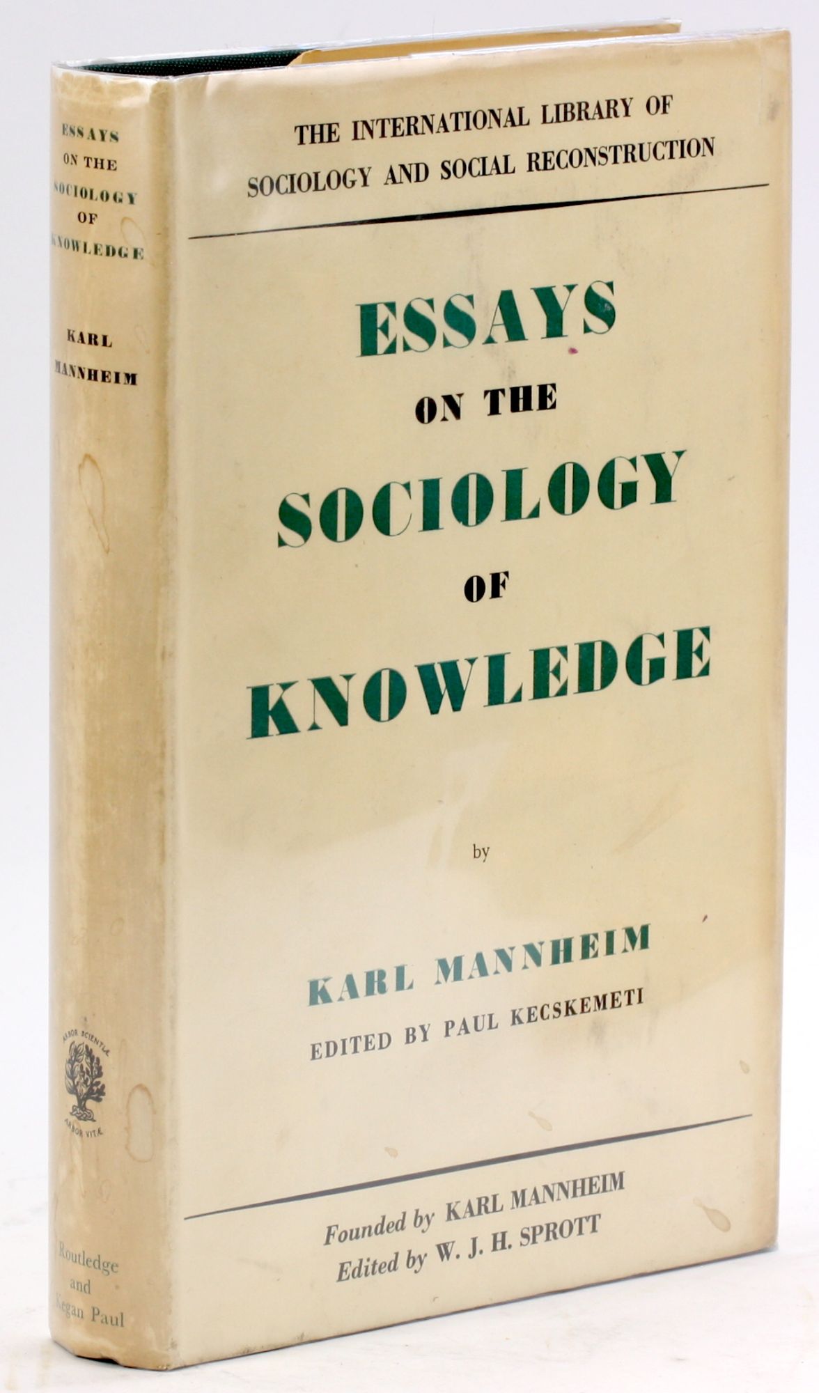 mannheim essays on the sociology of knowledge pdf