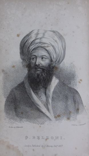 Narrative of the operations and recent discoveries within the pyramids, temples, tombs, and excavations, in Egypt and Nubia; and a journey to the coast of the Red Sea, in search of the ancient Berenice; and another to the oasis of Jupiter Ammon. Third edition. - BELZONI, Giovanni Battista.