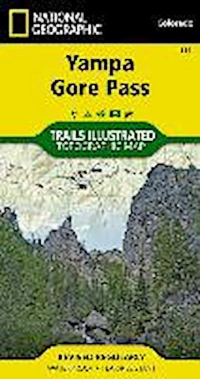 Yampa, Gore Pass Map - National Geographic Maps