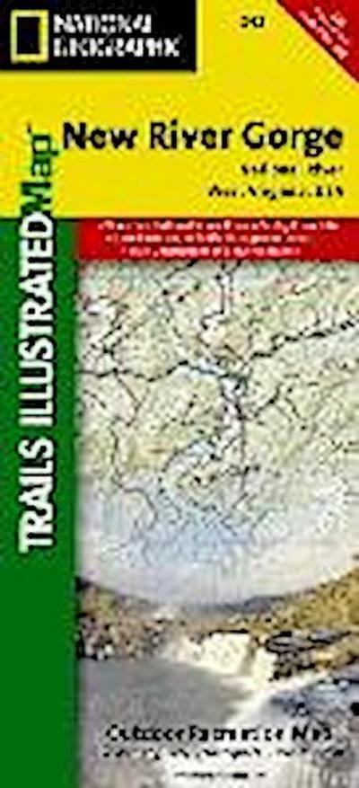 New River Gorge National River Map - National Geographic Maps