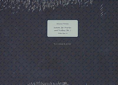 Sonate für Klavier und Violine Nr. 1 G-Dur op. 78 : Faksimile nach dem Autograph der Wienbibliothek - Johannes Brahms