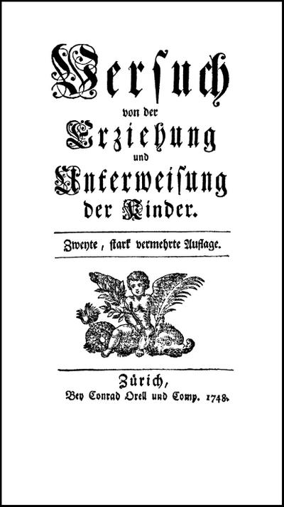 Versuch von der Erziehung und Unterweisung der Kinder : Historia Scientiarum - Johann Georg Sulzer