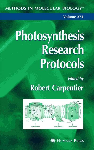 Photosynthesis Research Protocols - Robert Carpentier