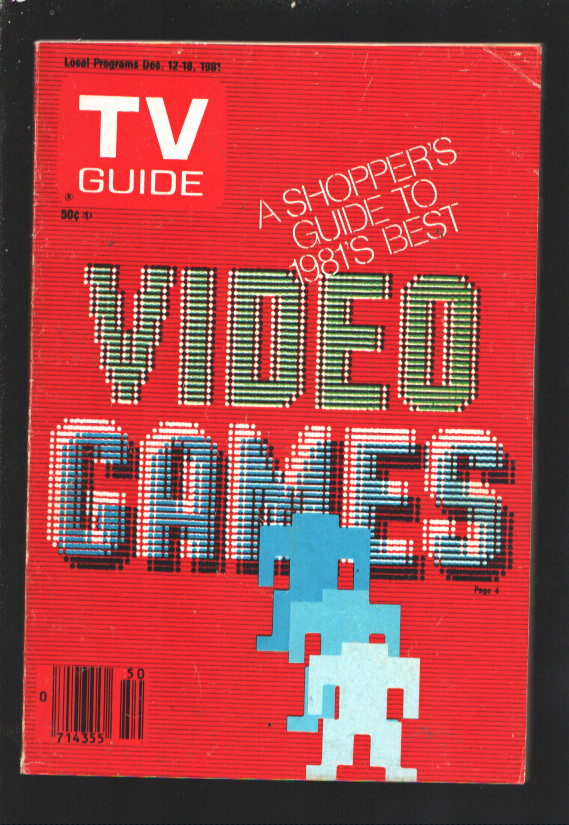 TV Guide 12 12 1981 Shoppers Guide to 1981 s Best Video Games