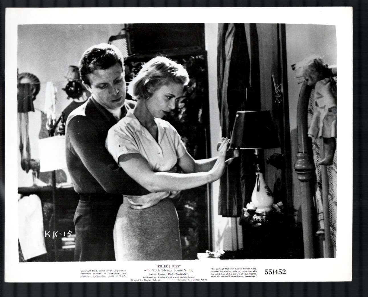 Killer's Kiss 8x10 Movie Still Irene Kane Jamie Smith Fim-Noir: (1955 ...