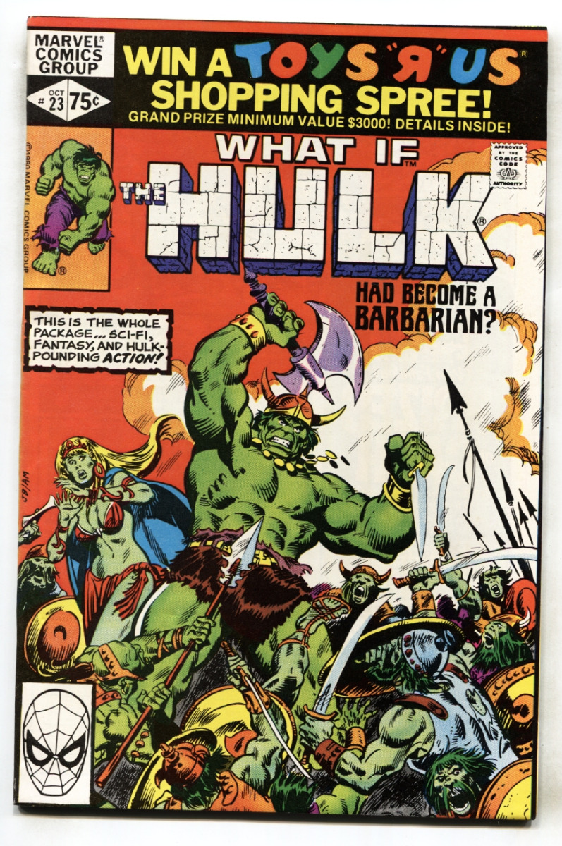 What If 23 comic book Barbarian HULK