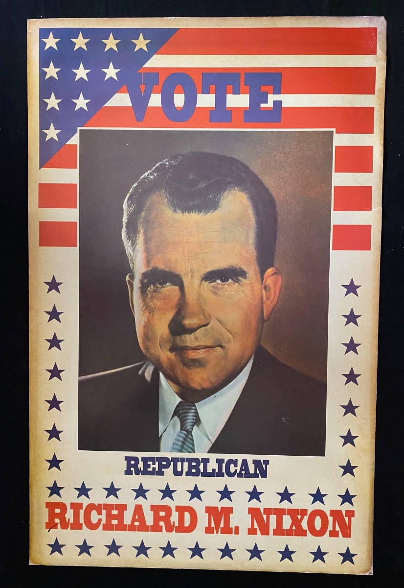 Richard Nixon Election Political Poster 14x22 Republican Photograph