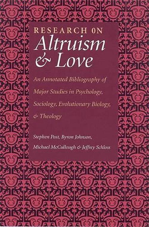 Research On Altruism & Love (Paperback) - Byron Johnson