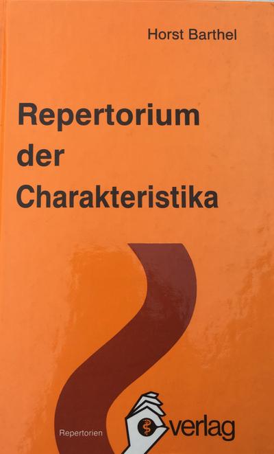 Repertorium der Charakteristika - Horst Barthel