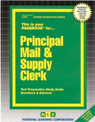 Principal Mail & Supply Clerk - National Learning Corporation