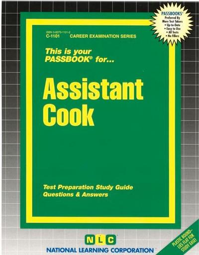 Assistant Cook: Passbooks Study Guide - National Learning Corporation