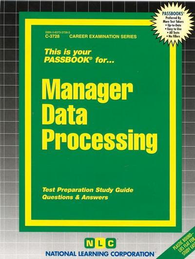 Manager Data Processing: Passbooks Study Guide - National Learning Corporation