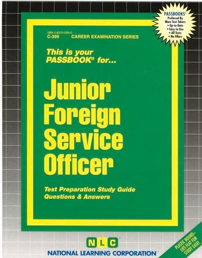 Junior Foreign Service Officer: Passbooks Study Guide - National Learning Corporation