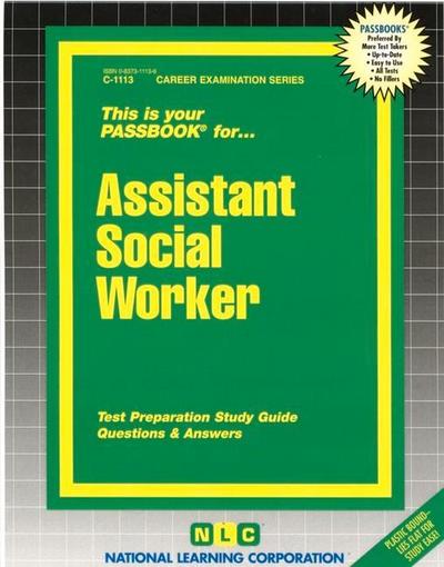 Assistant Social Worker: Passbooks Study Guide - National Learning Corporation