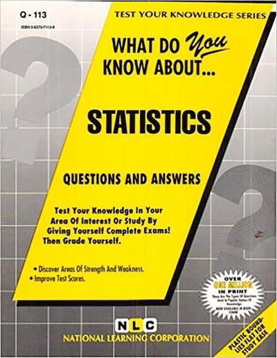 Statistics: Passbooks Study Guide - National Learning Corporation
