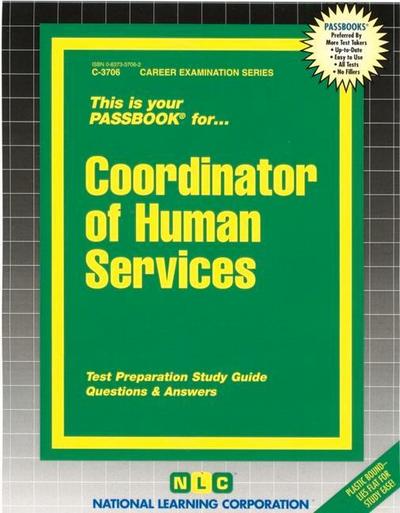 Coordinator of Human Services: Passbooks Study Guide - National Learning Corporation
