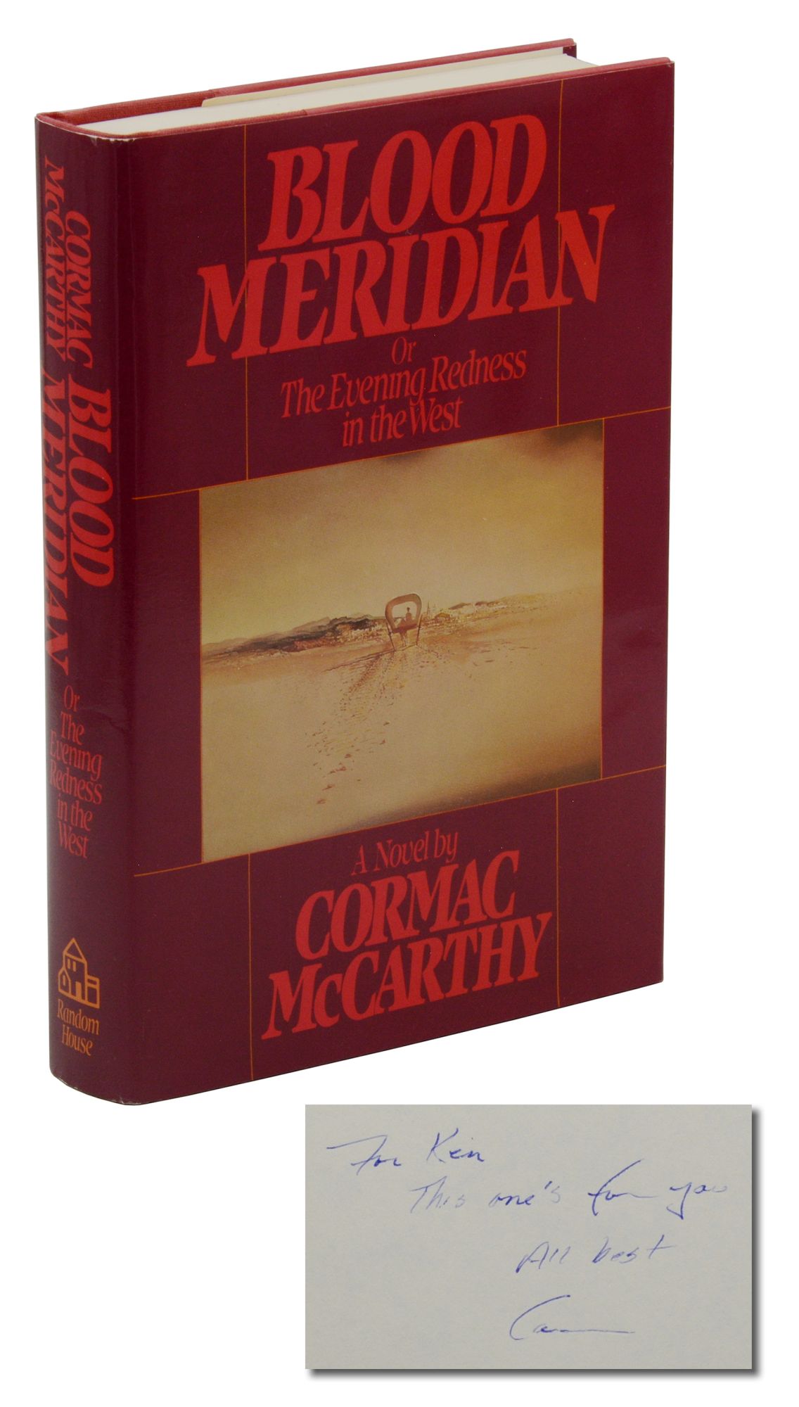 Blood Meridian by McCarthy, Cormac: Fine (1985) First Edition., Signed by  Author(s)