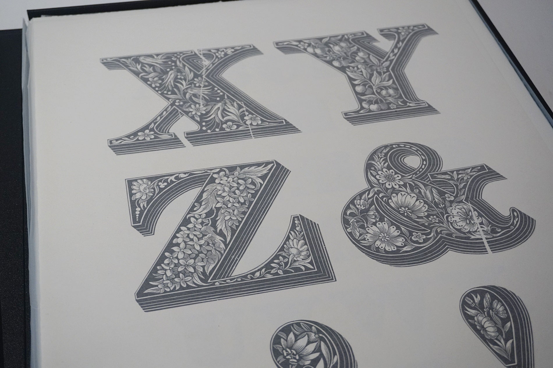 Ornamented Types Twenty three Alphabets from the Foundry of Louis John Pouchee by Mosley James intr. Fine Hardcover 1993 Karol Krysik Books ABAC ILAB IOBA PBFA