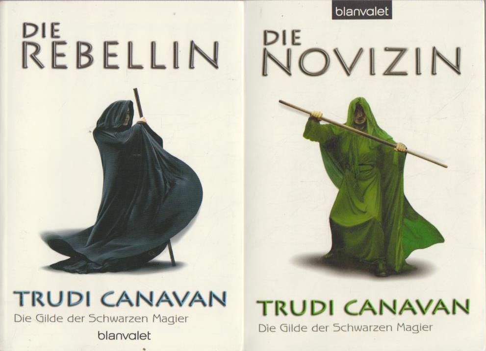 Die Gilde der Schwarzen Magier Trilogie. (3 Bände) Die Rebellin. Die Novizin. Die Meisterin. - Trudi Canavan und Michaela Link (Übers.)