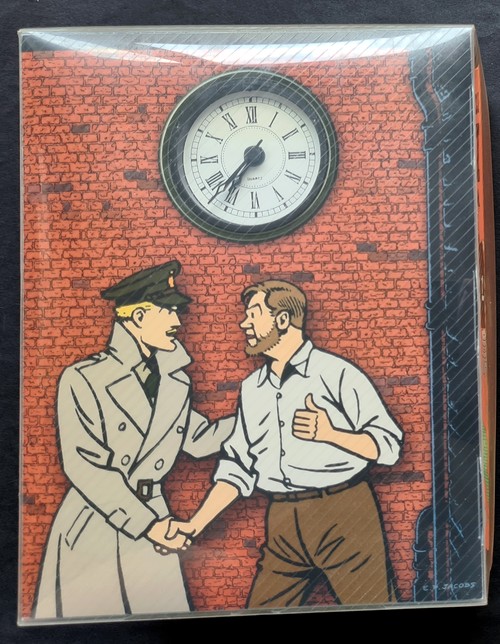 Coffret Edition Spéciale Collector " Horloge " contenant 6 KT VHS avec l'intégrale des dessins d'animation des aventures de Blake et Mortimer, d'aprè