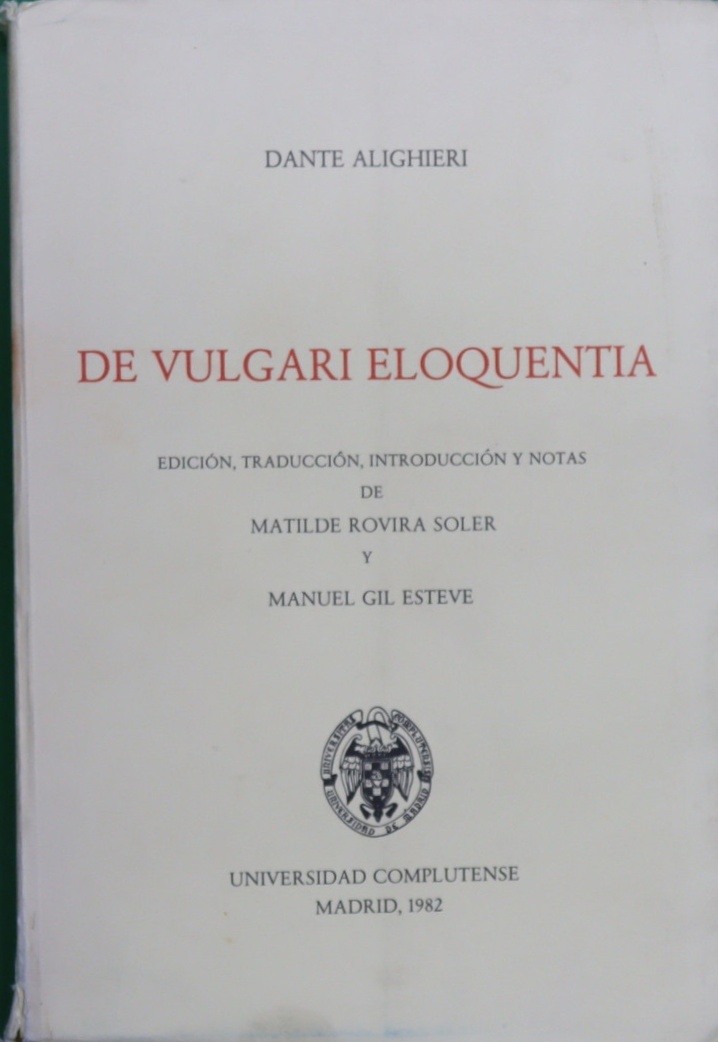 De vulgari eloquentia - Dante Alighieri