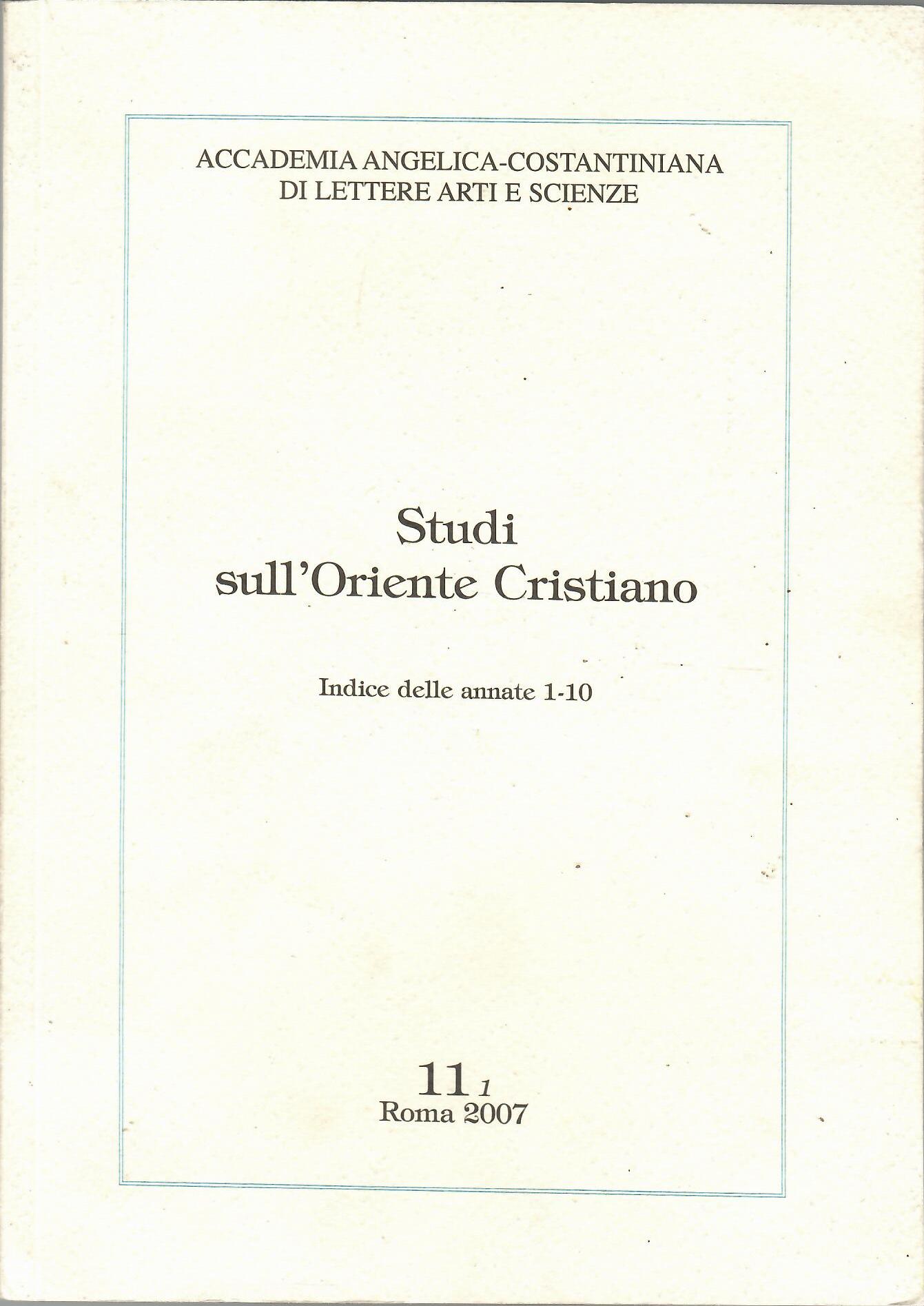 Abebooks Studi sull Oriente Cristiano