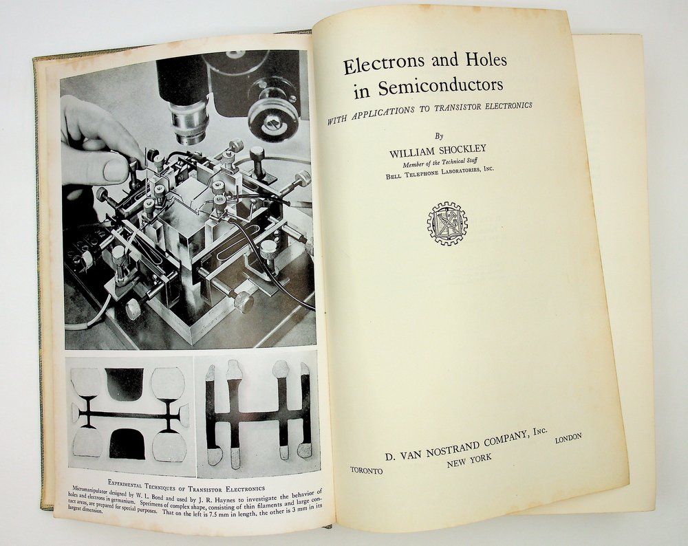 Electrons and Holes in Semiconductors with Applications to Transistor