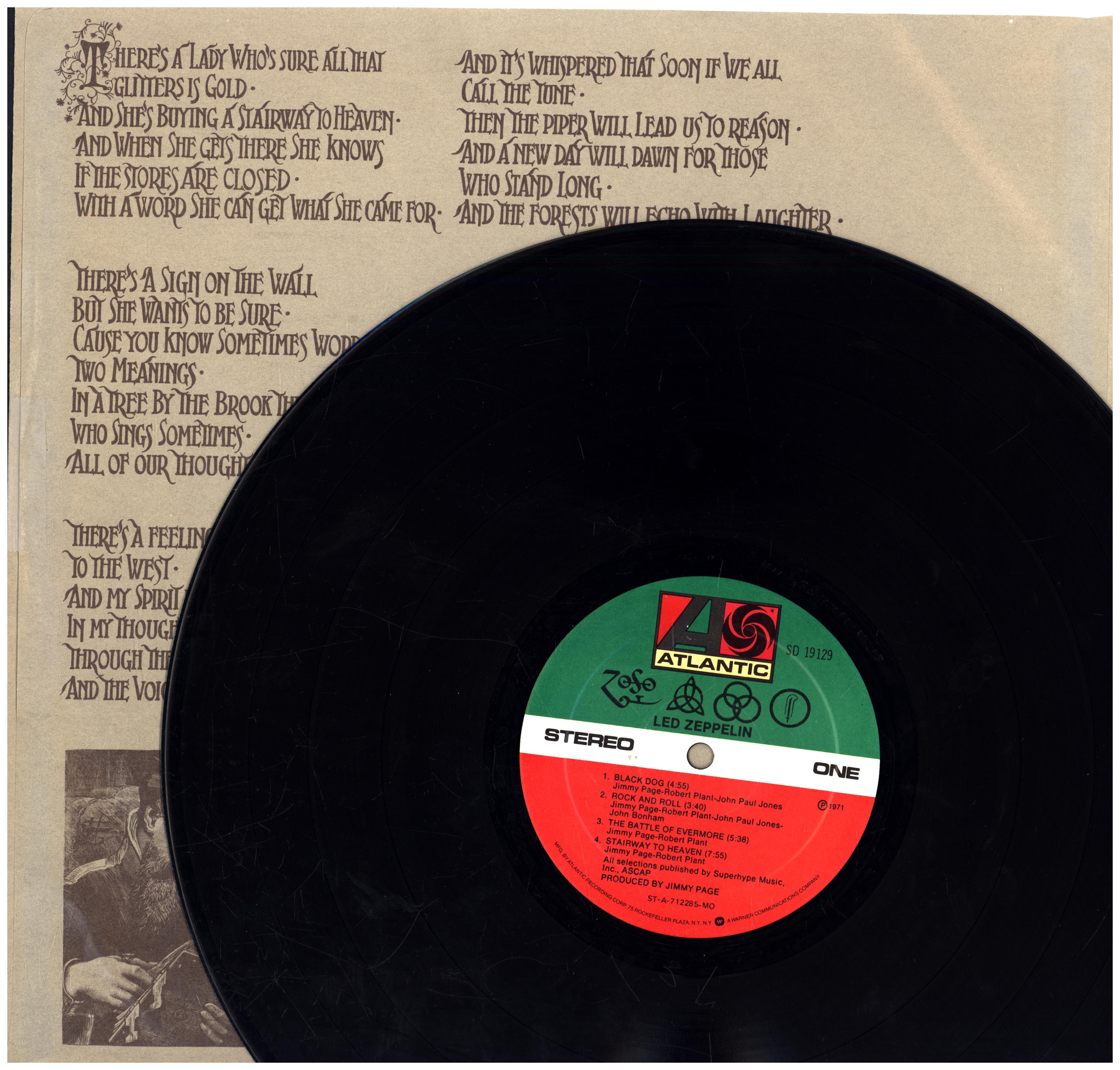 Untitled / Runes / Led Zeppelin IV / Zoso (VINYL ROCK 'N