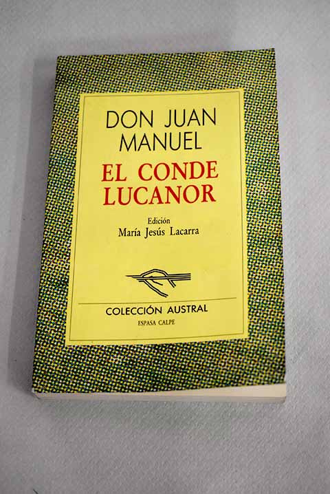 El conde Lucanor - Don Juan Manuel