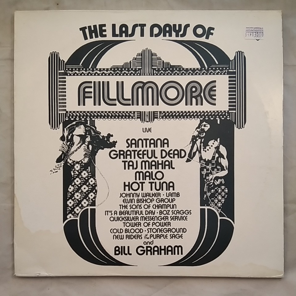 The last days of Fillmore.[Vinyl]. by Various Sehr gut Vinyl. (1976